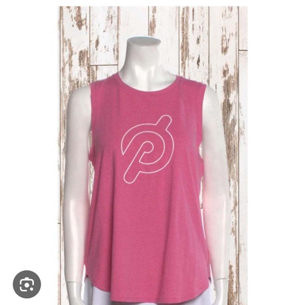 Peloton Pink Athletic Tank Top